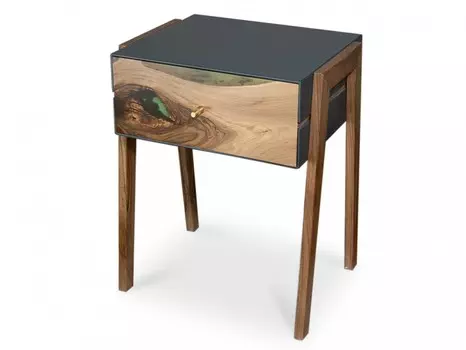 Тумбочка Storm изумруд с одним ящиком