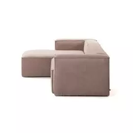 Угловой диван Blok розового цвета