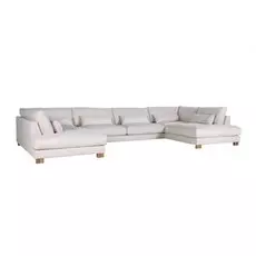 Угловой диван Brandon белого цвета