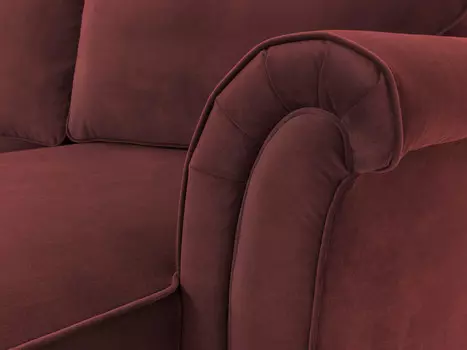 Угловой диван-кровать Sydney бордового цвета