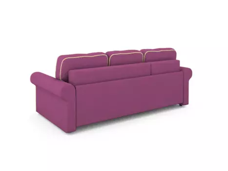 Угловой диван-кровать Tulon левый пурпурного цвета