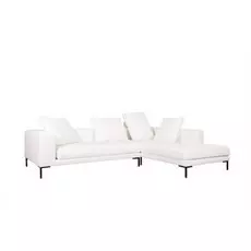 Угловой диван Linnea белого цвета