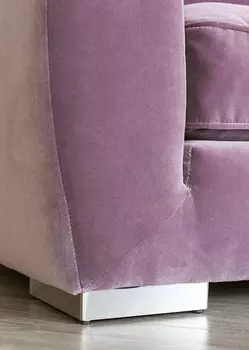 Угловой диван Moby пурпурного цвета