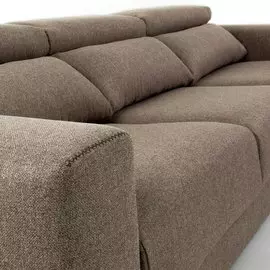 Угловой диван Singapore коричневого цвета