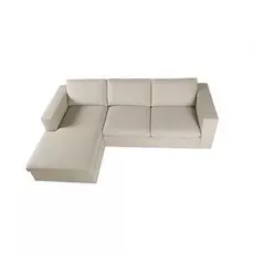 Угловой диван Vario белого цвета