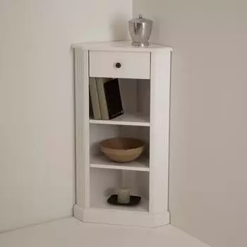 Угловой столик Authentic Style белого цвета