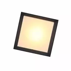 Уличный светодиодный светильник Cubista черного цвета с белым плафоном