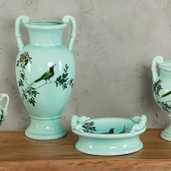 Ваза декоративная фабиана из керамики