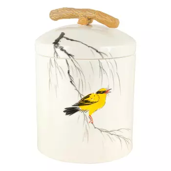 Ваза декоративная королёк из керамики