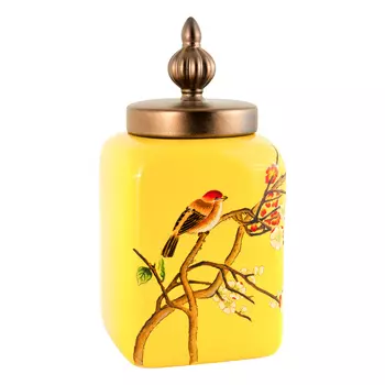 Ваза декоративная магнолия из керамики