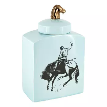 Ваза декоративная поло из керамики