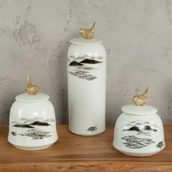 Ваза декоративная северина из керамики