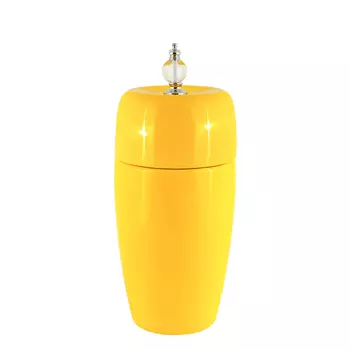 Ваза декоративная желтое яблоко из керамики