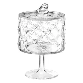 Ваза для десертов Love малая прозрачная
