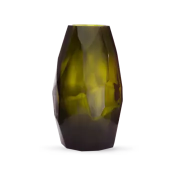 Ваза Estrella из зеленого стекла