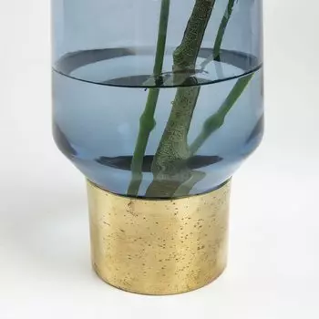 Ваза Issay из синего стекла