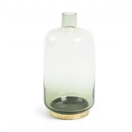 Ваза Jayna из зеленого стекла