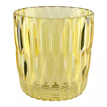 Ваза Jelly глянцево-желтого цвета