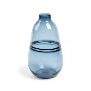 Ваза Jillian из синего стекла