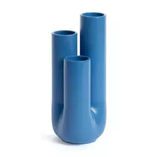 Ваза керамическая Arantya синего цвета