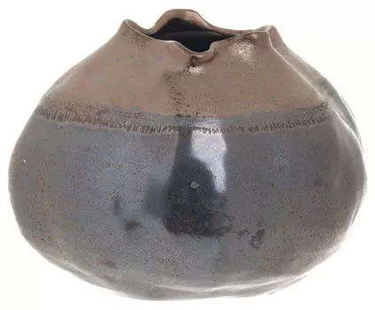 Ваза керамическая бронзового цвета