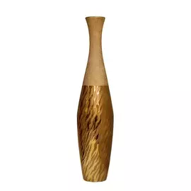Ваза керамическая золотая
