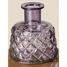 Ваза Lisbeth из стекла сиреневого цвета