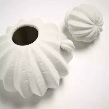 Ваза Lode Cactus белого цвета