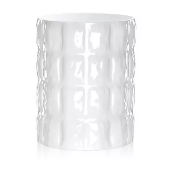 Ваза Matelasse белого цвета