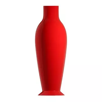 Ваза Misses Flower Power красного цвета