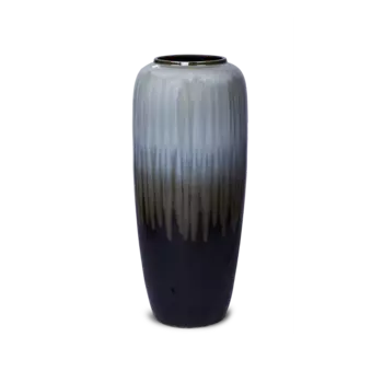 Ваза напольная Coloeus серого цвета