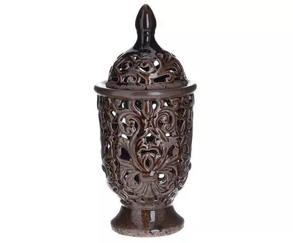 Ваза с крышкой из керамики