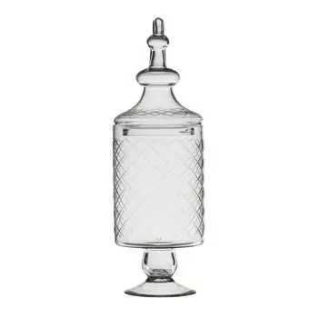 Ваза с крышкой из стекла