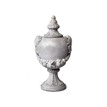 Ваза с крышкой Junc светло-серого цвета