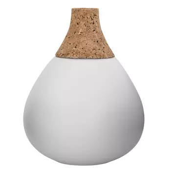 Ваза Teardrop White белого цвета