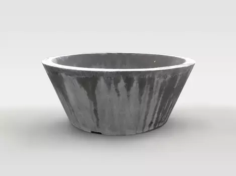 Вазон вднх серого цвета