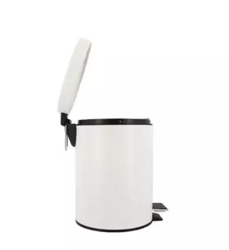 Ведро из металла белого цвета