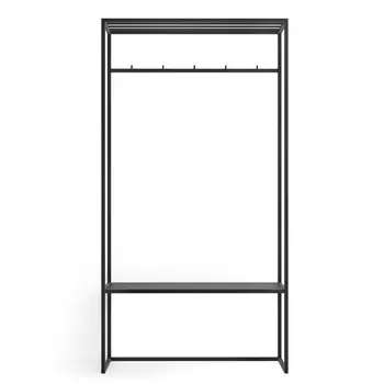 Вешалка Agata Black черный дуб матовый лак