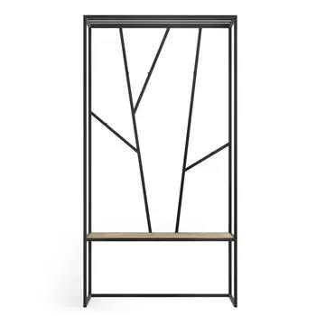 Вешалка Agata Forest Black темный дуб