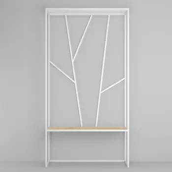Вешалка Agata Forest White светлый дуб
