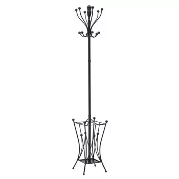 Вешалка напольная черного цвета