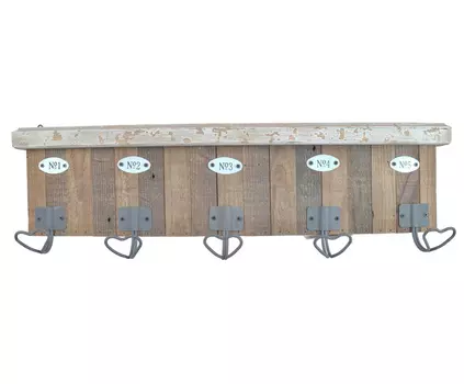 Вешалка настенная с крючками