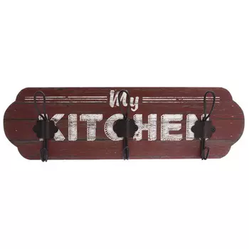 Вешалка настенная с тремя крючками