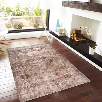 Винтажный ковер Neue Haus бежевого цвета