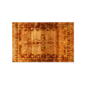 Винтажный ковер Neue Haus оранжевого цвета