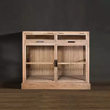 Витрина вейк из массива дуба