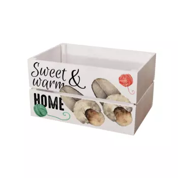 Ящик для хранения белого цвета