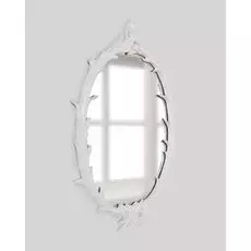 Зеркало буа в белой раме