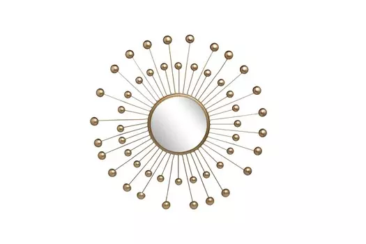 Зеркало декоративное золотого цвета