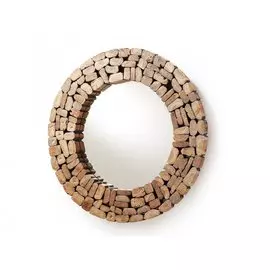 Зеркало Ellipse в деревянной раме